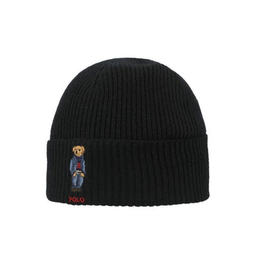 POLO RALPH LAUREN Solid Denim Bear Strickmütze PC1463-001 149323696