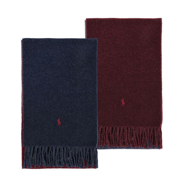 Polo Ralph Lauren Pony Reversible Fringe Muffler 149163107 [P]