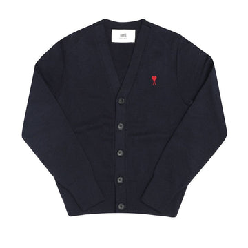AMI Small Heart Logo V-Neck Women's Cardigan 149615959 [P]