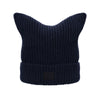 ACNE STUDIOS C40426 ネイビー メランジ フェイス ロゴ パッチ ビーニー 149971161 [P]