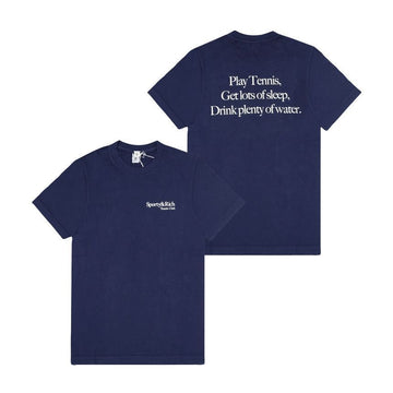 SPORTY & RICH Play Tennis T-shirt in Dark Navy 150695885 [P]