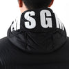 MSGM フードロゴロングパディングジャケット ブラック 3340MH15 227701 99 147660300 [P]