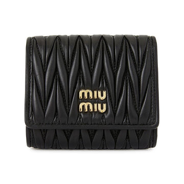 MIU MIU マテラッセ レディース 二つ折り財布 5MH033 AFPP F0002 151211407