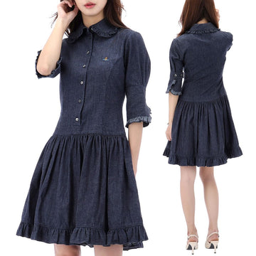 VIVIENNE WESTWOOD Frill-Kleid 25FW 1101039W W0184 K401 151212309