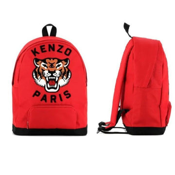 KENZO Tiger-Logo bestickter Canvas-Rucksack K61221 968 151214104