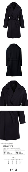 APC Brest Belt Coat Dark Navy 50334864 [P]