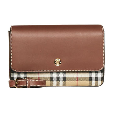 Burberry New Hampshire Check Small Shoulder Crossbody Bag Tan 8058004 72618748