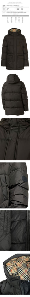 Burberry BURFORD Logo Padded Jacket Black 25FW 8110360 150263243 [P]