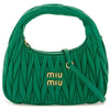 Miu Miu Quilted Gold Logo Tote/Shoulder Bag 5BC125 N88 F0458 51452480 [P]
