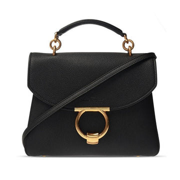 Salvatore Ferragamo Gold Gancini Logo Top Handle Shoulder Bag 21-H493 0720168 48798999