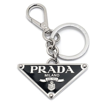 PRADA Dreiecklogo Metall Schlüsselanhänger 142785783