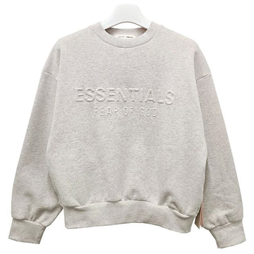 Fear of God Essentials Embossed Logo Classic Sweatshirt Oatmeal Heather 151277510
