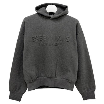 Fear of God Embroidered Logo Classic Hoodie Charcoal Heather 151277521