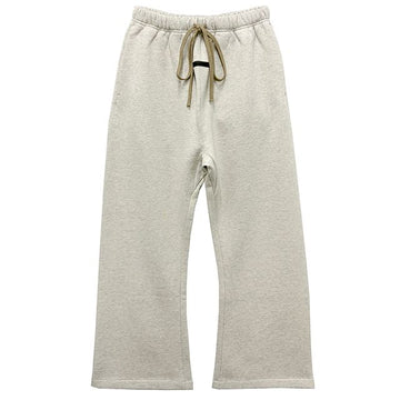 FEAR OF GOD Essentials Logo Flared Sweatpants Oatmeal Heather (130HO258412F) 151277531