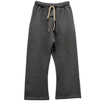 Fear of God Essential Logo Flare Sweatpants Charcoal Heather 151277536