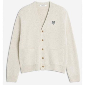 Maison Kitsune Fox Head Milano LAMBSWOOL Cardigan 151059732
