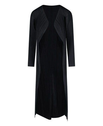 Pleats Please Issey Miyake Pleats Basic Long Cardigan 151062287