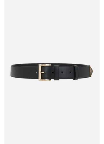 Prada Triangle Logo Leather Belt 151072222