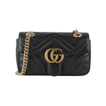 GUCCI GGマーモント マトラッセ スモール クロスボディバッグ 36534K-6 151283463