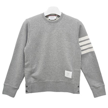 THOM BROWNE 4本ストライプ クルーネック トレーナー ライトグレー (MJT021H 00535 068) 123479352