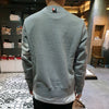 THOM BROWNE Klassisches Sweatshirt mit diagonalem Arm-Band und 4 Streifen in Hellgrau 123479381 [P]