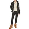MONCLER Strickkragen Daunenjacke schwarz 151283774 [P]