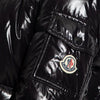 MONCLER Strickkragen Daunenjacke schwarz 151283774 [P]