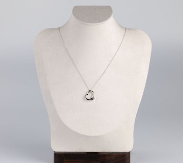 Tiffany & Co Elsa Peretti Open Heart Pendant 16mm Silver 151285820