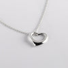 Tiffany & Co Elsa Peretti Open Heart Pendant 16mm Silver 151285820 [P]