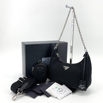 PRADA Tesuto Re-Edition Multi Hobo Bag 1BH204 151317063