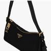 PRADA トライアングルロゴロック エメラルドラージショルダーバッグ 151322157 [P]