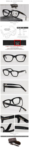 Tom Ford Eyeglass Frame TF5178 001 Luxury Thick Horn Rim unisex Fashion 73345652 [P]