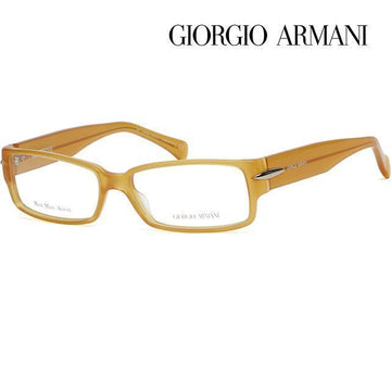 Giorgio Armani Eyeglasses GA713 PD9 Luxury Minimalist Square Horn Frame 67729970