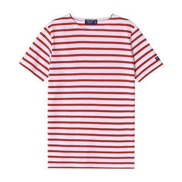 Saint James 2068 NEIGE TULIPE Levant Modern Stripe Kids Short Sleeve T-Shirt (Adult Fit Available) 146709038 [P]