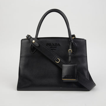 PRADA Monochrome Tote Schultertasche 151209216