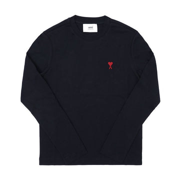 AMI Small Heart Logo Long Sleeve T-Shirt 144591939 [P]