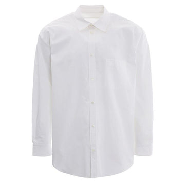 BALENCIAGA Nekologo Hemd Weiß 20SS 602413 TYB18 9000 32753714