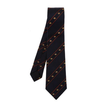 GUCCI Bienenkrawatte 451528 4E002 4074 Dunkelblau 127647727