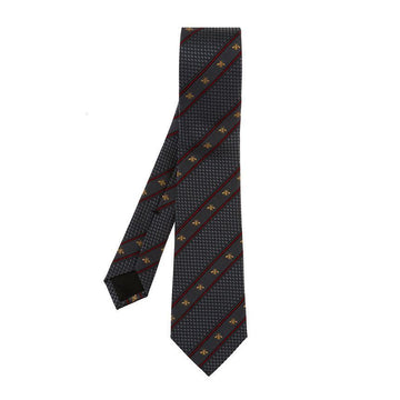 GUCCI Krawatte Biene 451528 4E002 1274 Grau 127476399