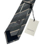 Gucci Interlocking Tie Gray stamp: 499696 4B002 1265 127476208 [P]