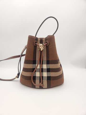 Burberry Small Check Bucket Bag A+ 151475924