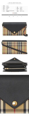 BURBERRY 24SS HANNAH ヴィンテージストラップクロスバッグ ブラック 8022560 72618972 [P]