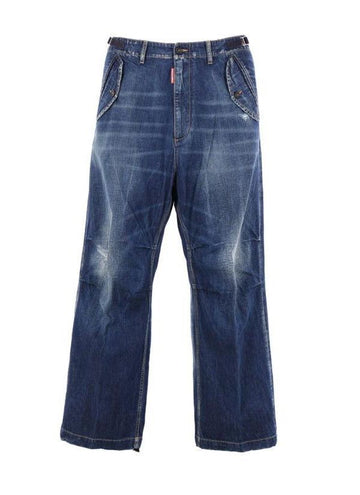 Dsquared2 Utility Wide Denim Pants 151111328