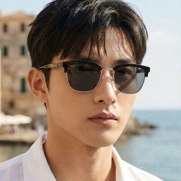 GUCCI Sonnenbrille GG0846SK 001 quadratisch mit dünnem Rahmen retro Fashion Asian Fit 62831815