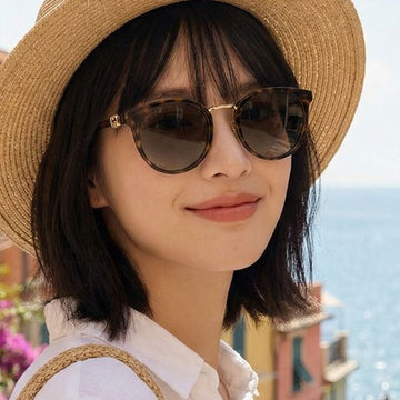 Gucci Sunglasses GG1181SK 003 Brown Unisex Round Classic Asian Fit 62831739