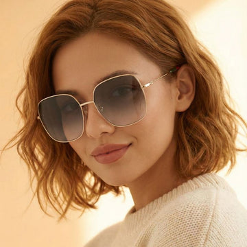 Gucci Sunglasses GG1195SK 001 Lightweight Metal Square Asian Fit 62831731