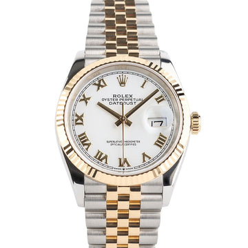 Rolex Datejust 36 Combination Roman White Men's Watch 126233 36497 151510579