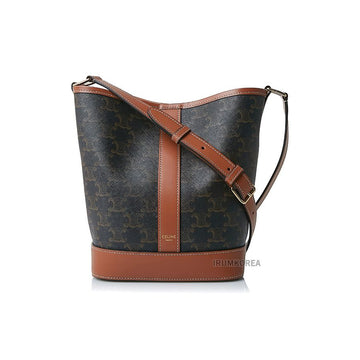 CELINE トリオンフ キャンバス バケットバッグ 151515773