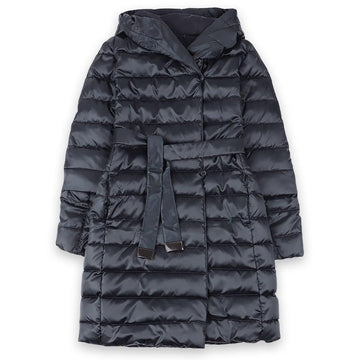 MAXMARA ノベフ リバーシブル ベルト パディング コート (ネイビー) 2529496055600 002 148639044 [P]