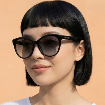 GUCCI Sonnenbrille GG1171SK 002 Luxus Logo Hornrand Asiatische Passform 62831748